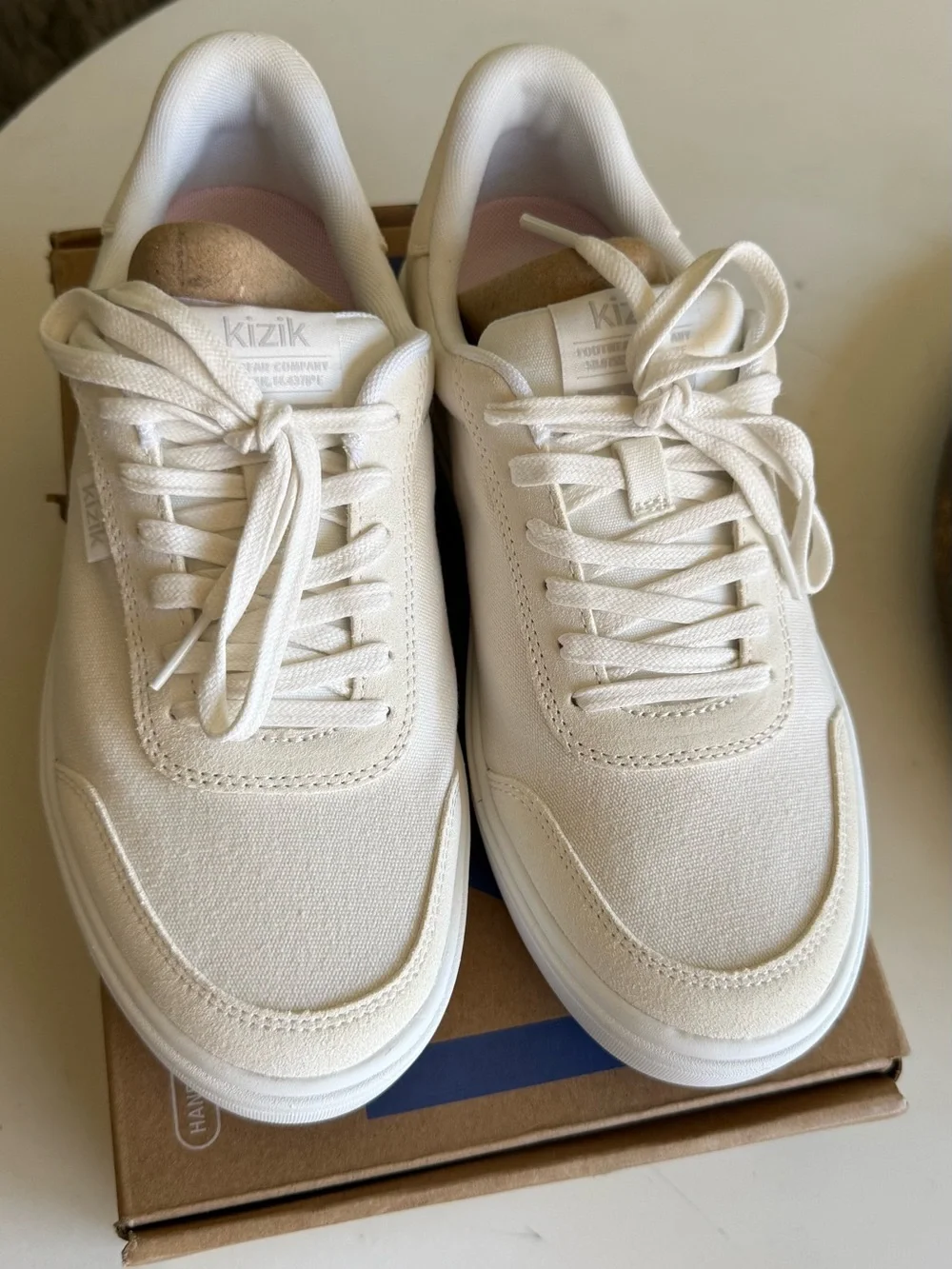 Kizik Women's Prague 2 Casual Sneakers in Cream